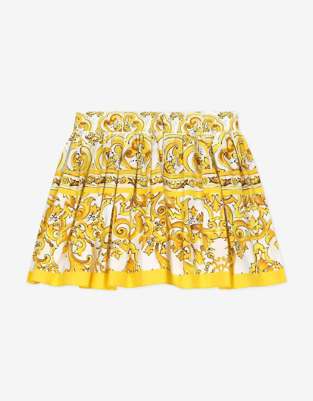 Baby Girls Maiolica Skirt With Knickers in Yellow