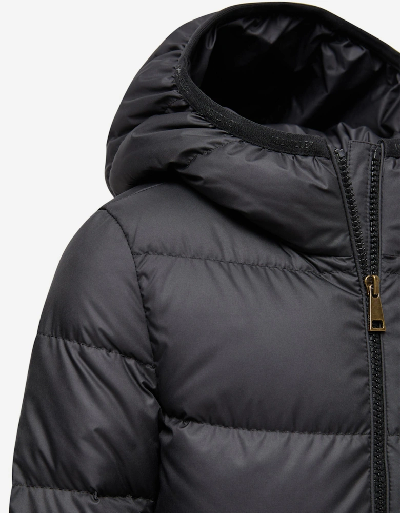 Girls Down Padded Beulah Jacket in Black