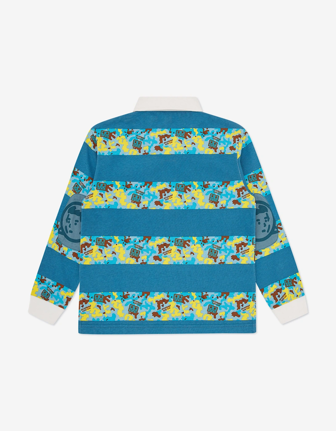 Boys Robot Camo Rugby Top in Blue