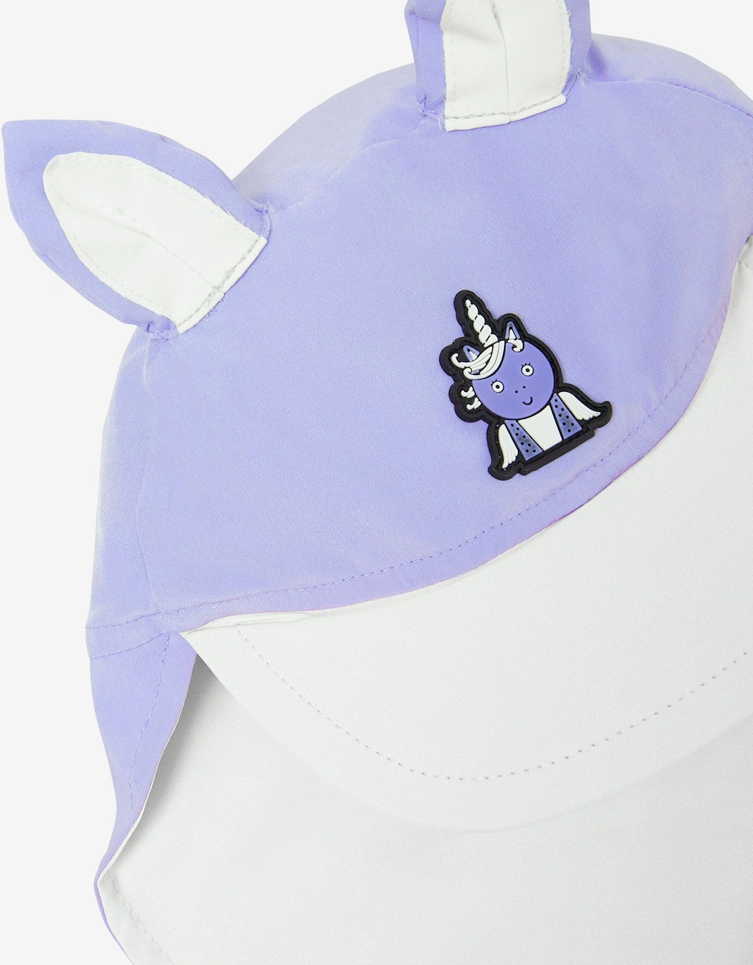 Girls Sparkle The Unicorn Sun Cap in Purple