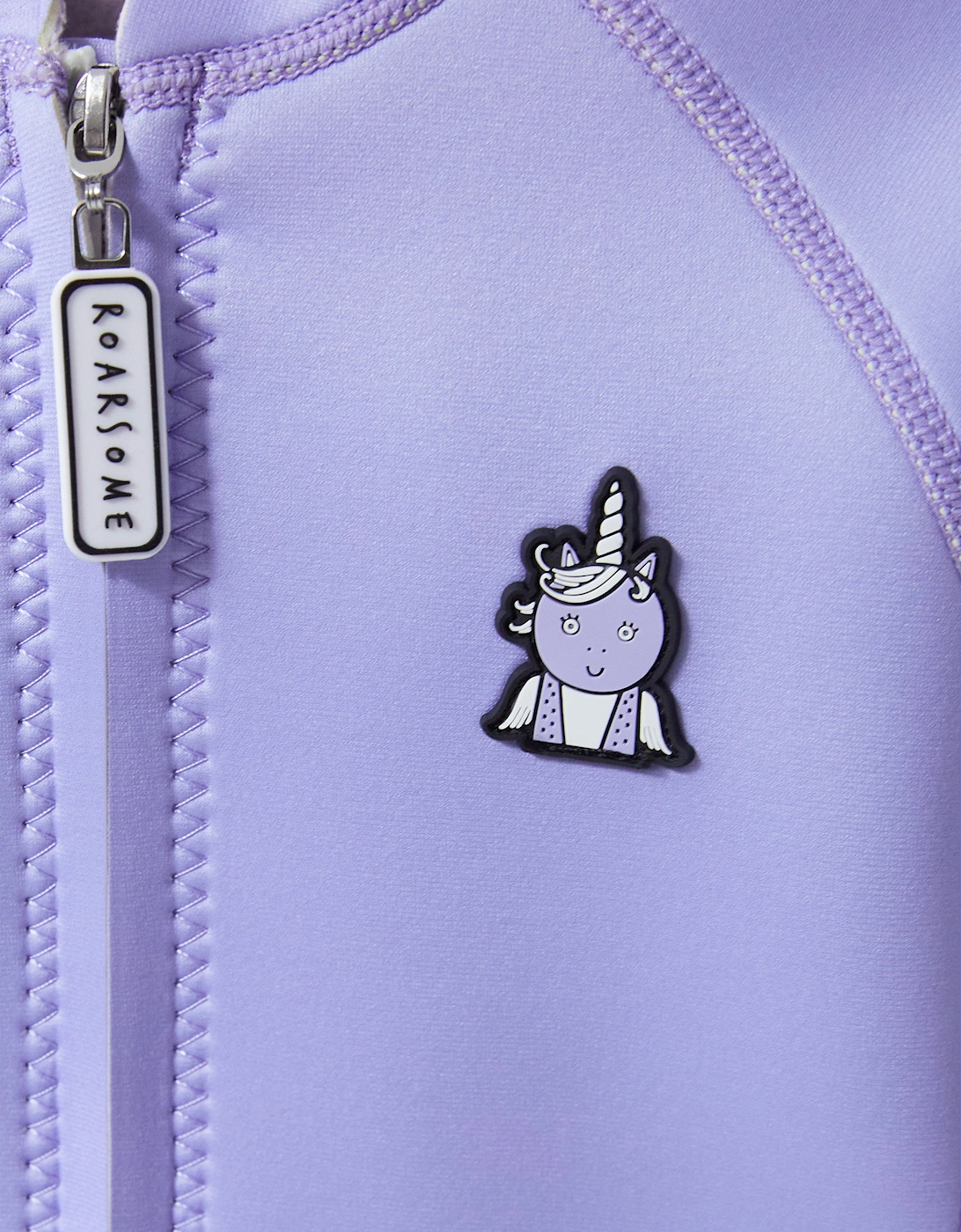 Girls Sparkle The Unicorn Wet Suit in Purple