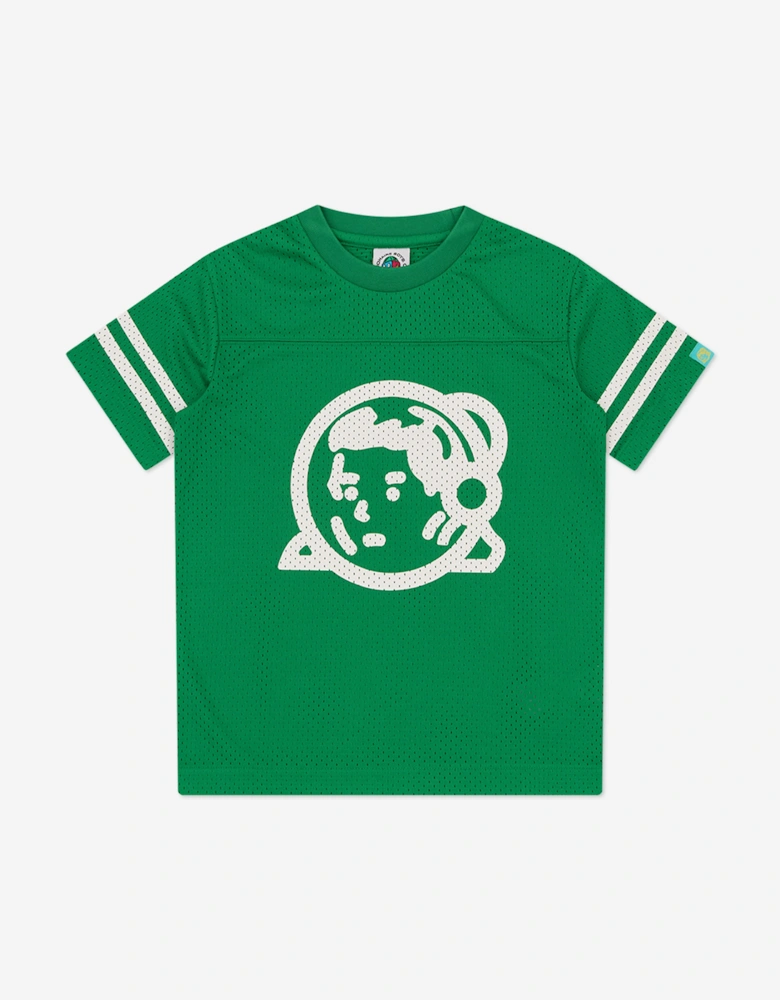 Boys Astro Mesh Football T-Shirt in Green