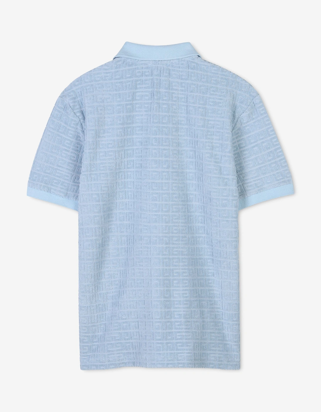 Boys 4G Jacquard Logo Polo Shirt in Blue