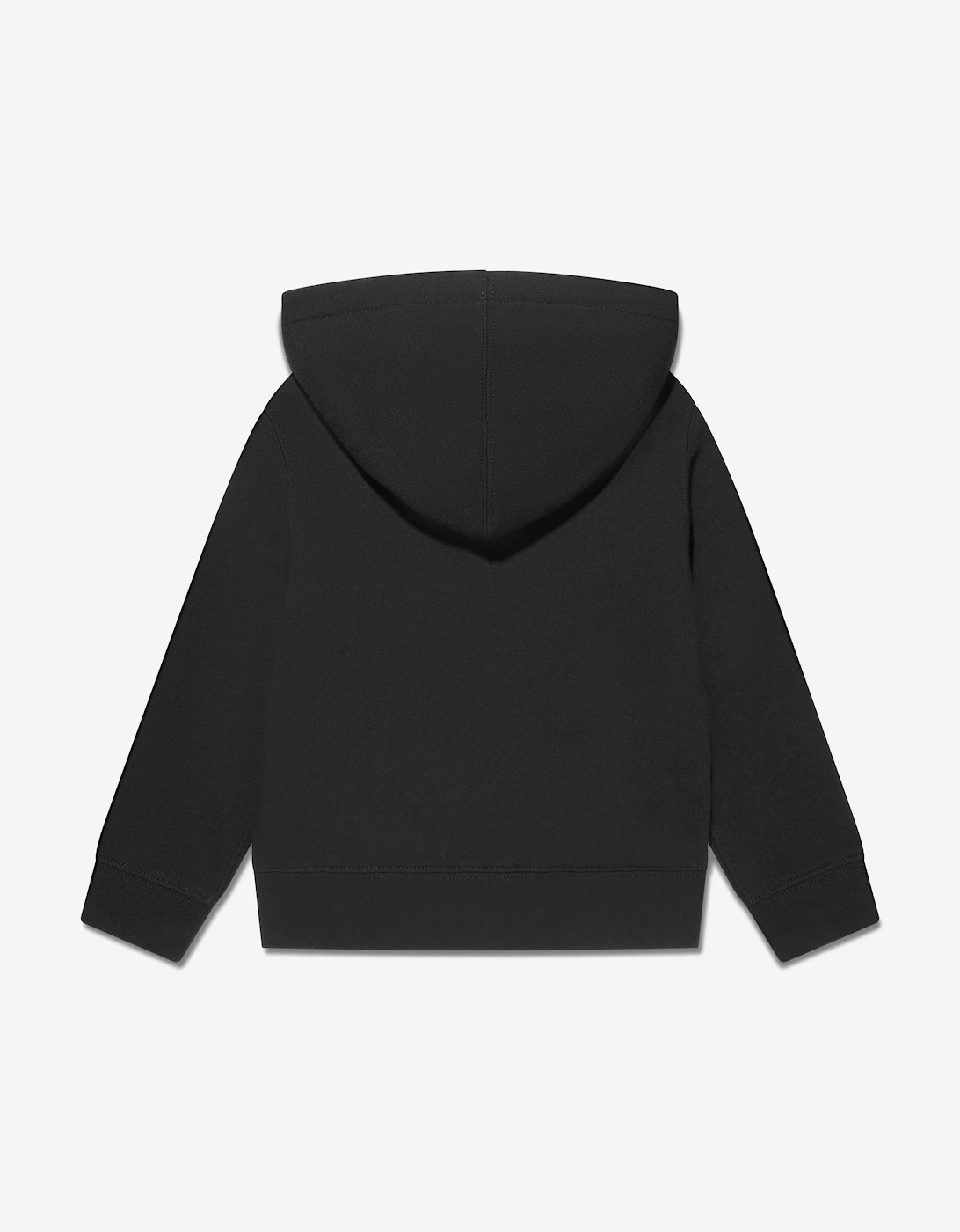 Boys Logo Zip Up Top in Black