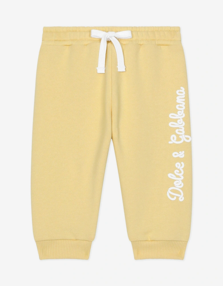 Baby Logo Joggers in Yellow