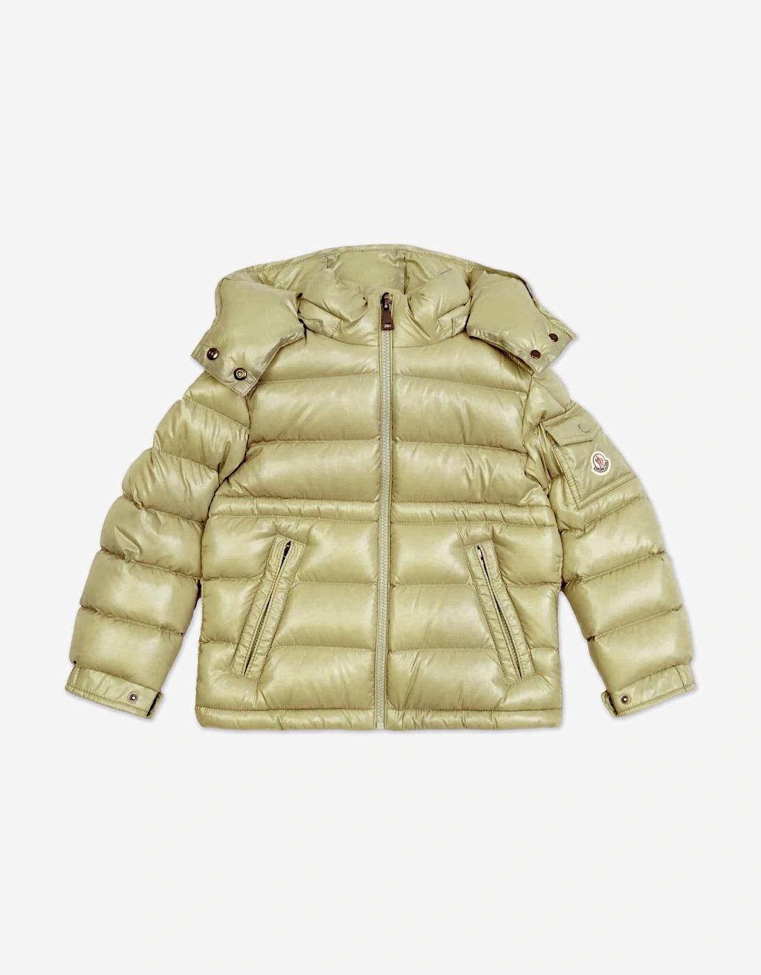 Girls Down Padded Maire Jacket in Green, 5 of 4