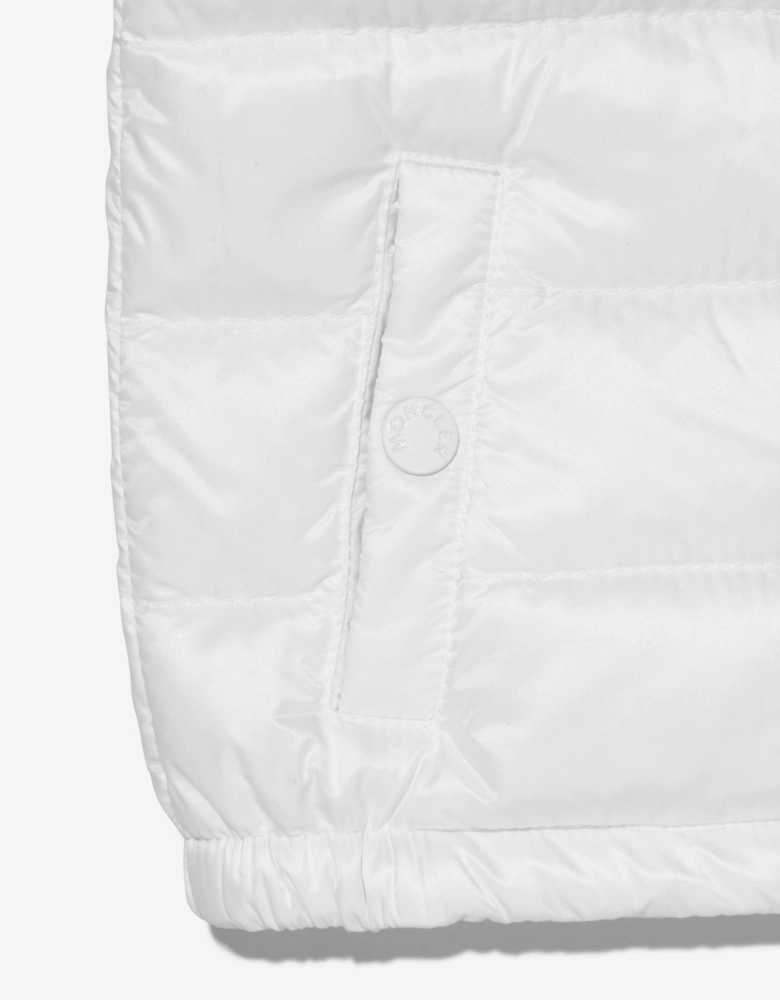 Enfant Baby Down Padded New Amaury Gilet in White