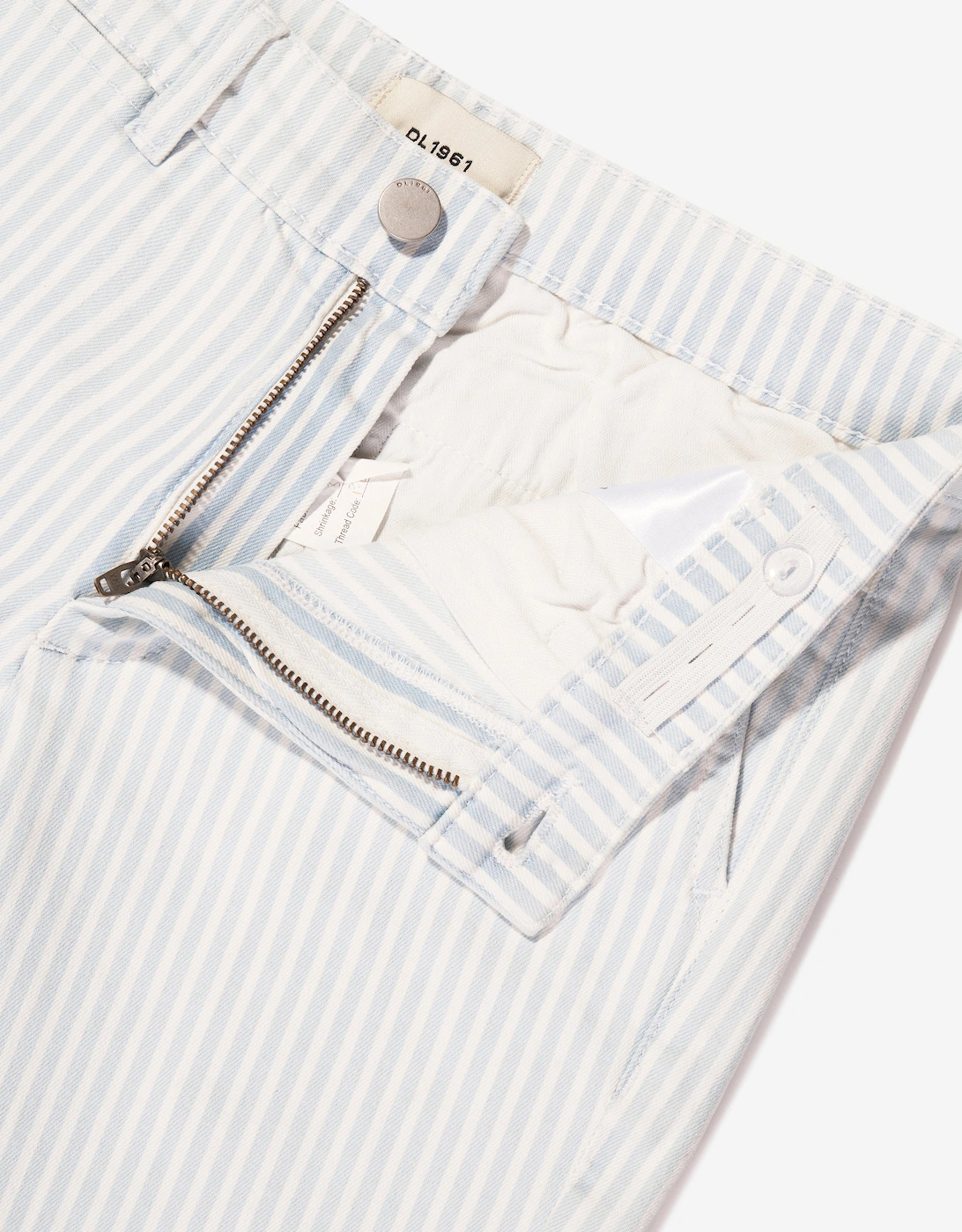 Boys Striped Jacob Chino Shorts in Blue