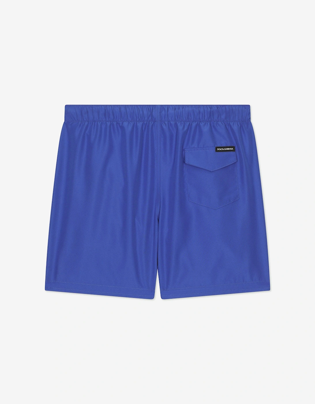 Boys Milano Logo Swim Shorts in Blue