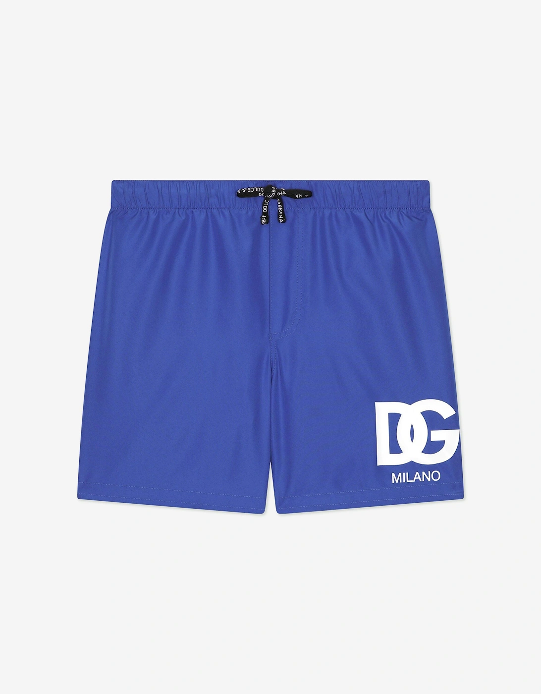 Boys Milano Logo Swim Shorts in Blue, 5 of 4