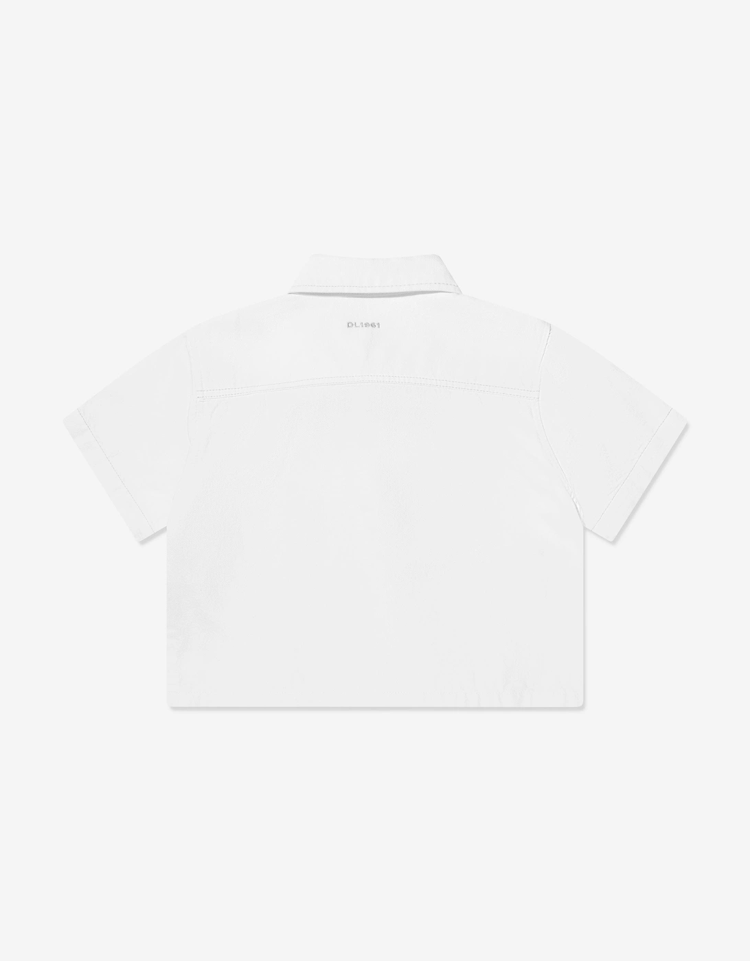 Boys Short Sleeve Ash Shirt in White