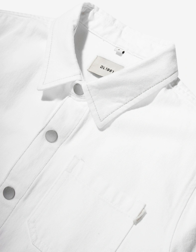 Boys Short Sleeve Ash Shirt in White