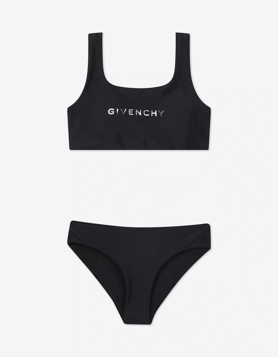 Girls Logo Print Bikini in Black, 5 of 4