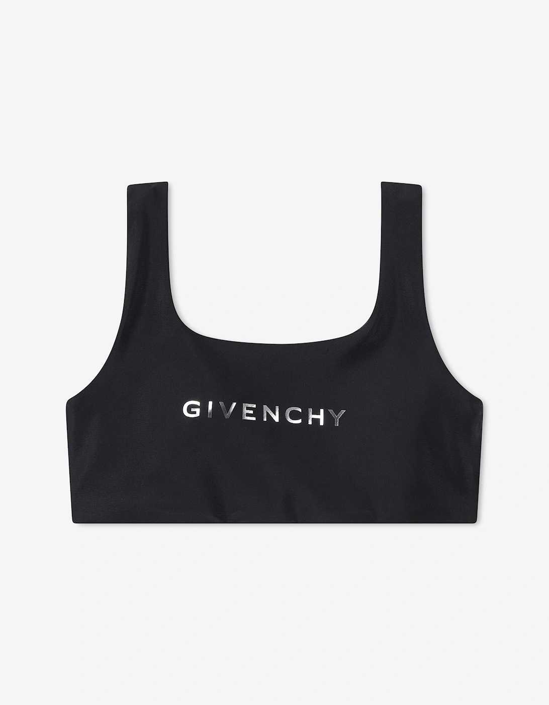 Girls Logo Print Bikini in Black