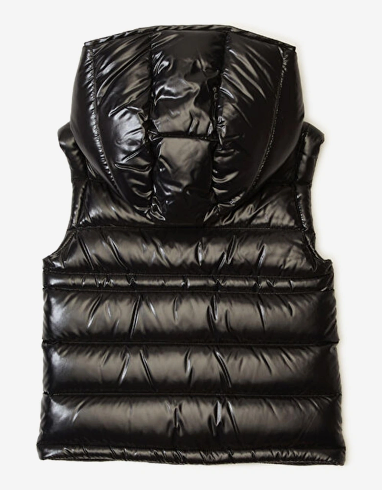 Girls Down Padded Ania Gilet in Black