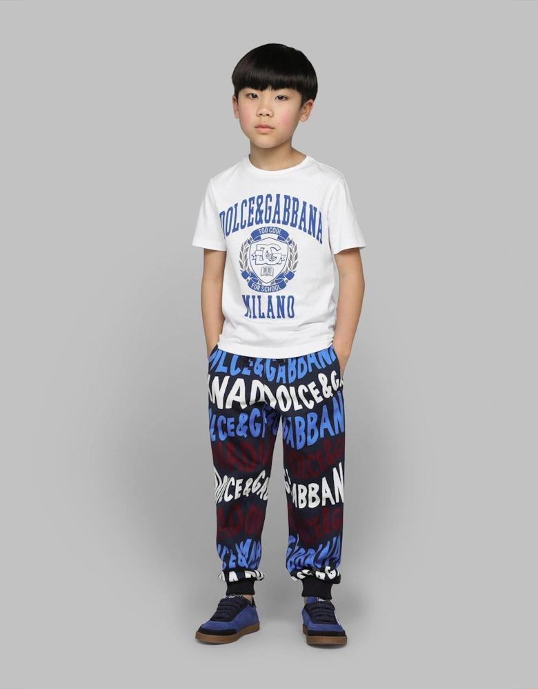 Boys Logo Joggers in Multicolour