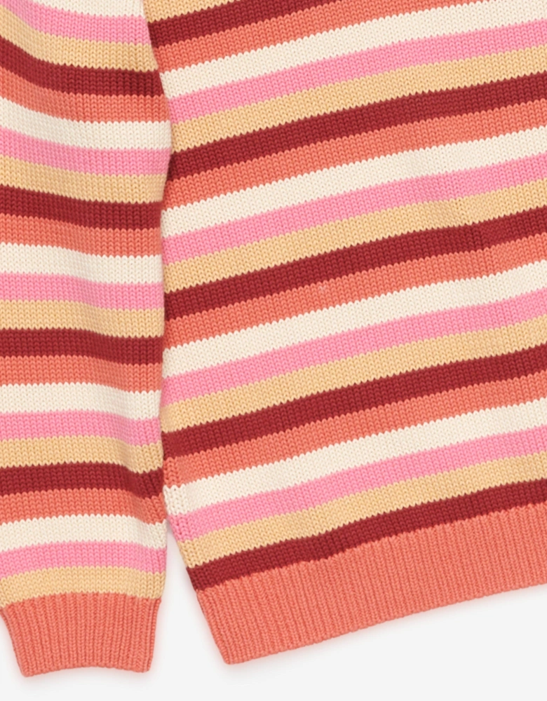 Kids Striped Knitted Jumper in Multicolour