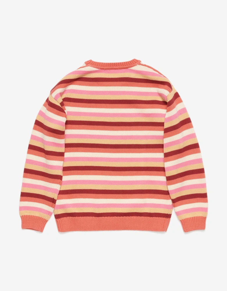 Kids Striped Knitted Jumper in Multicolour