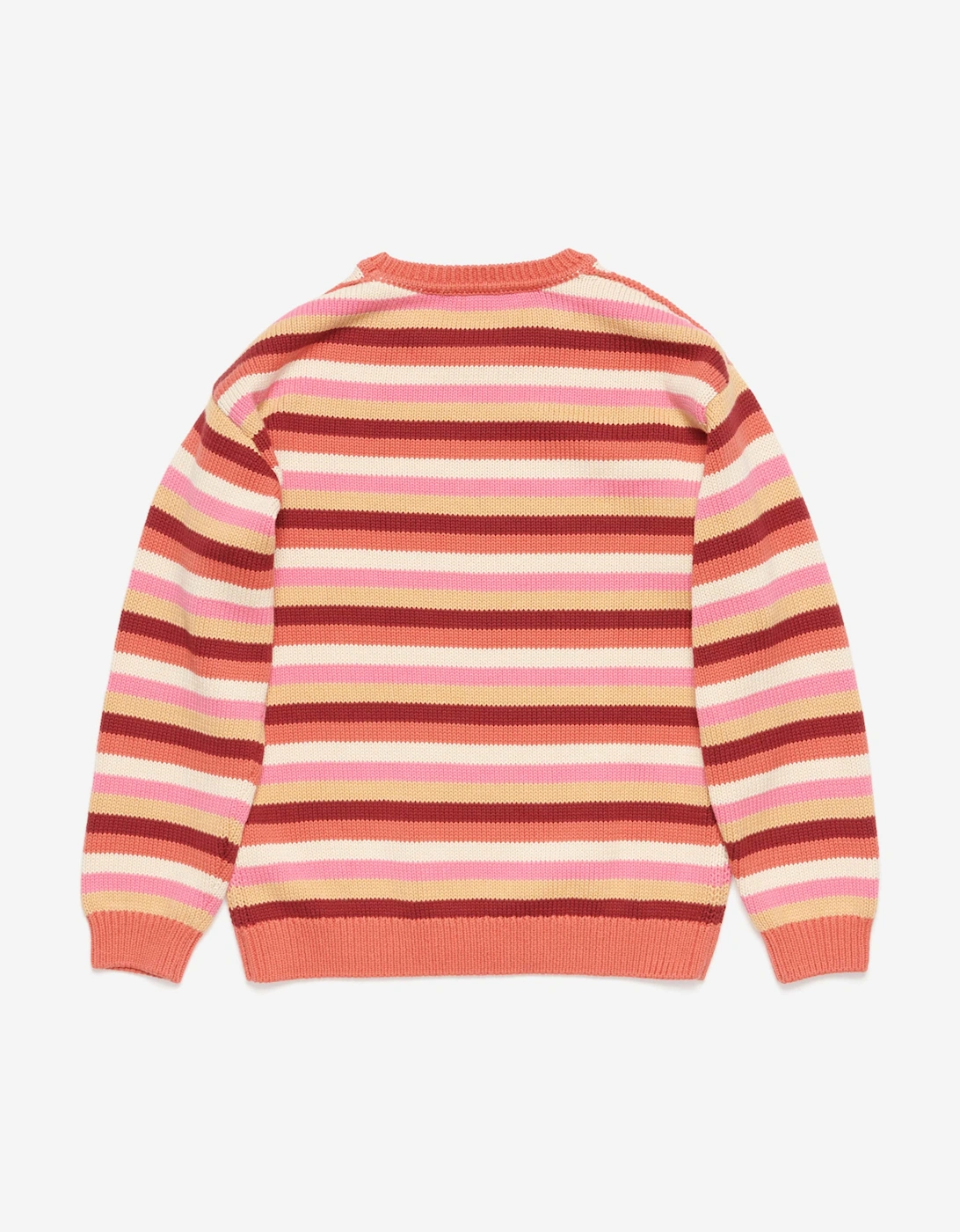 Kids Striped Knitted Jumper in Multicolour