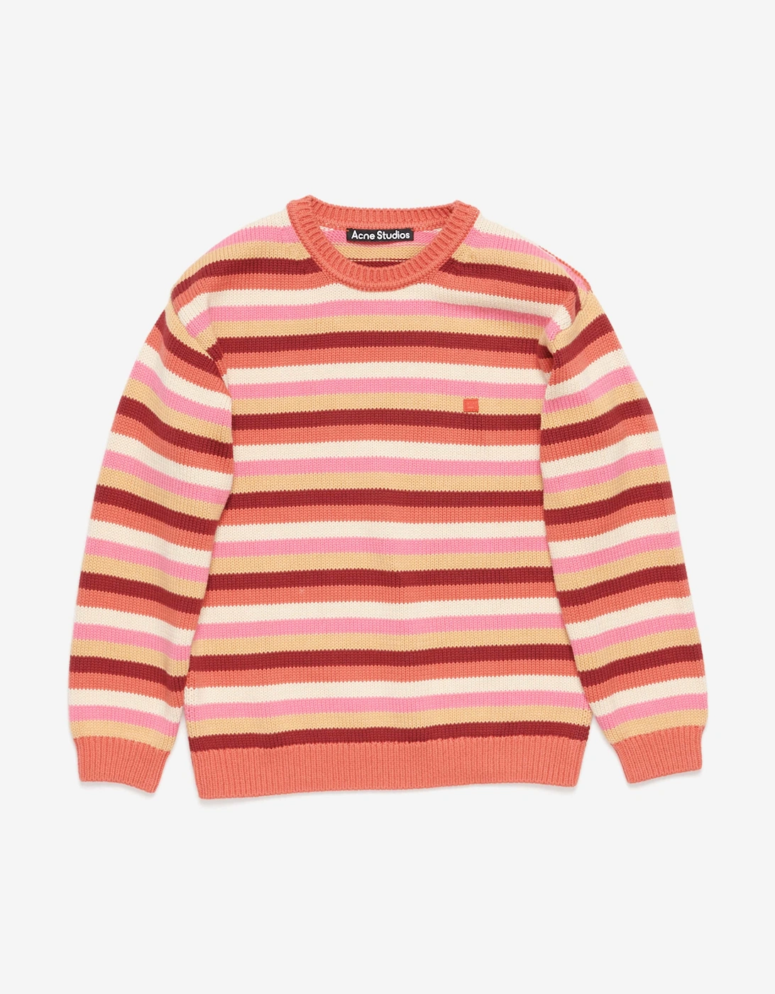 Boy's Acne Studios Kids Striped Knitted Jumper in Multicolour - Size: 4 - 6 yrs