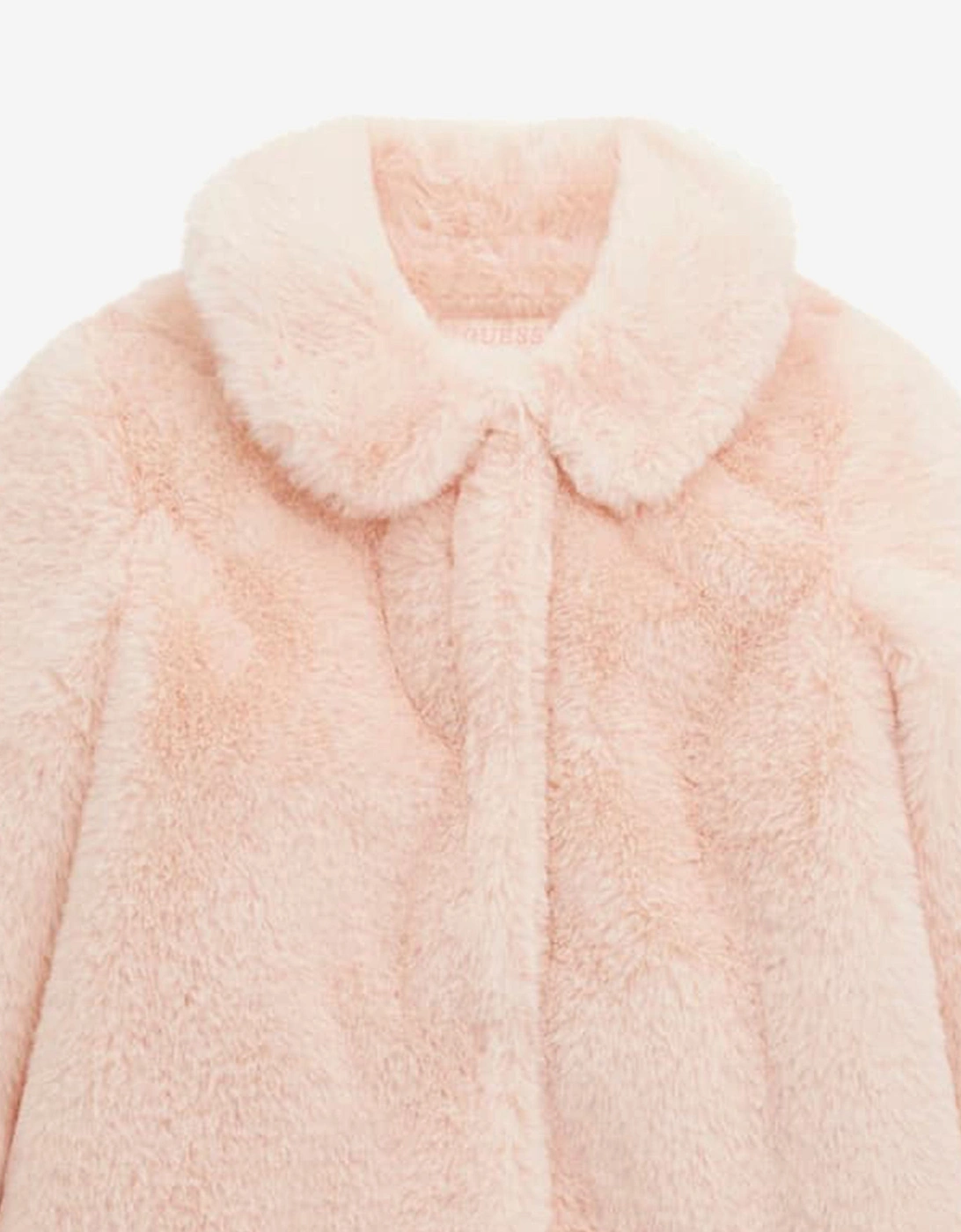 Girls Faux Fur Jacket in Pink