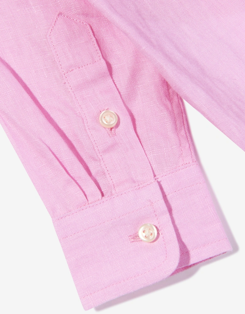 Boys Logo Shirt in Pink