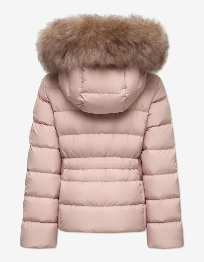 Girls Down Padded Boedette Jacket in Pink