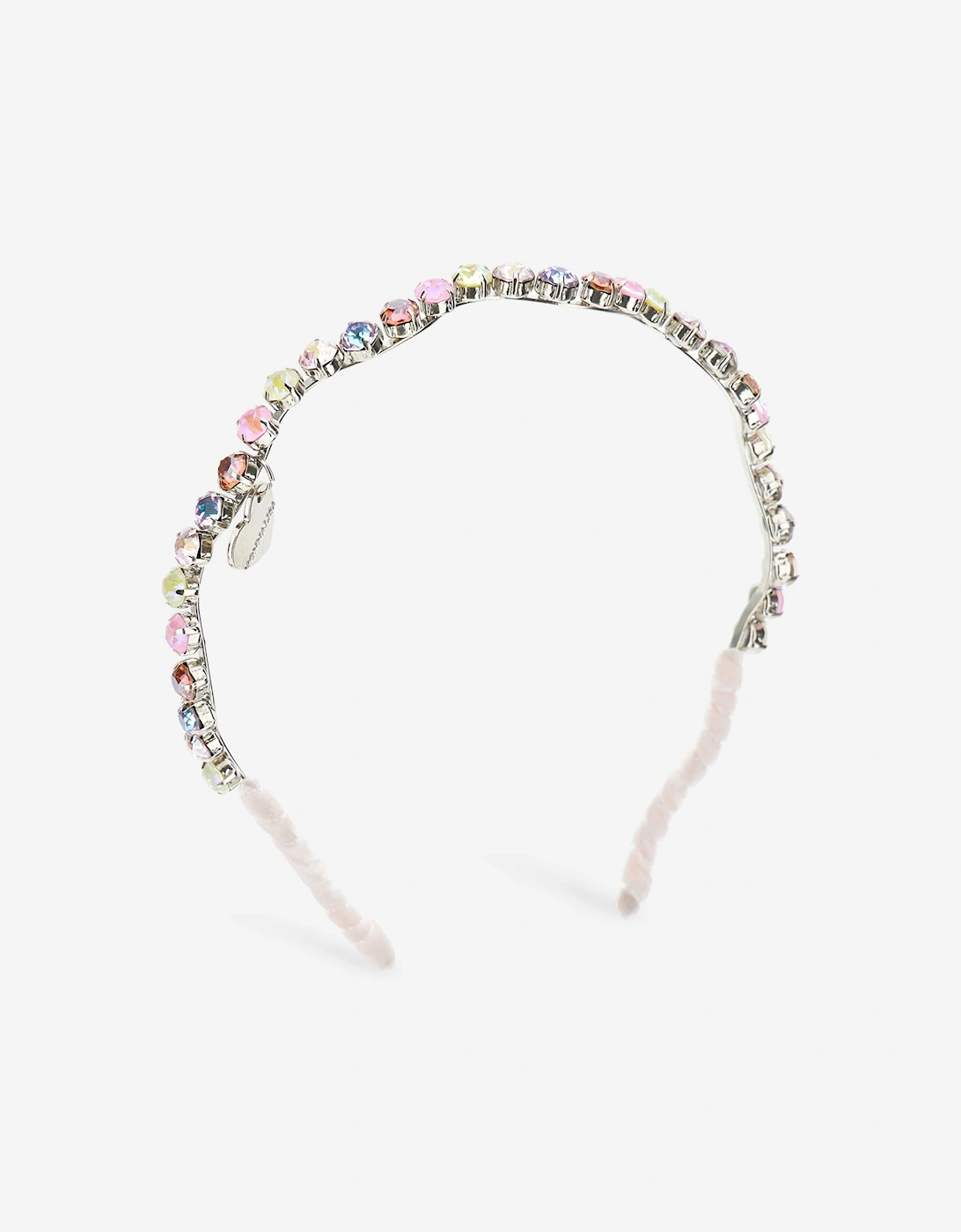 Girls Diamante Headband in Pink