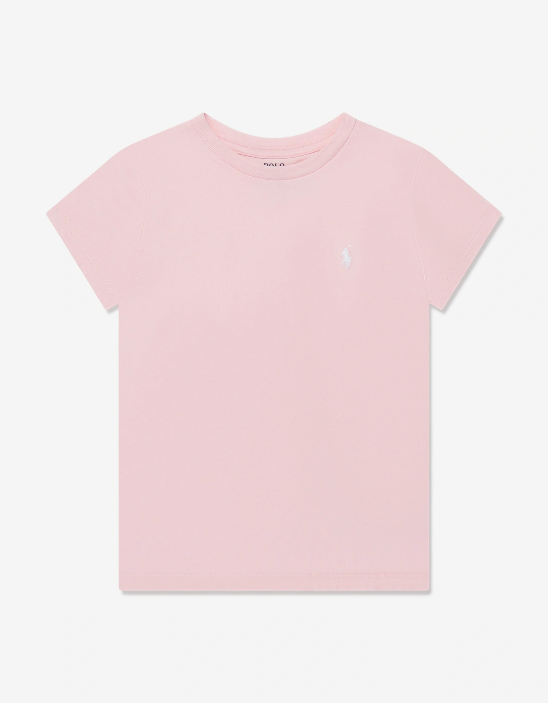 Girls Logo T-Shirt in Pink, 6 of 5