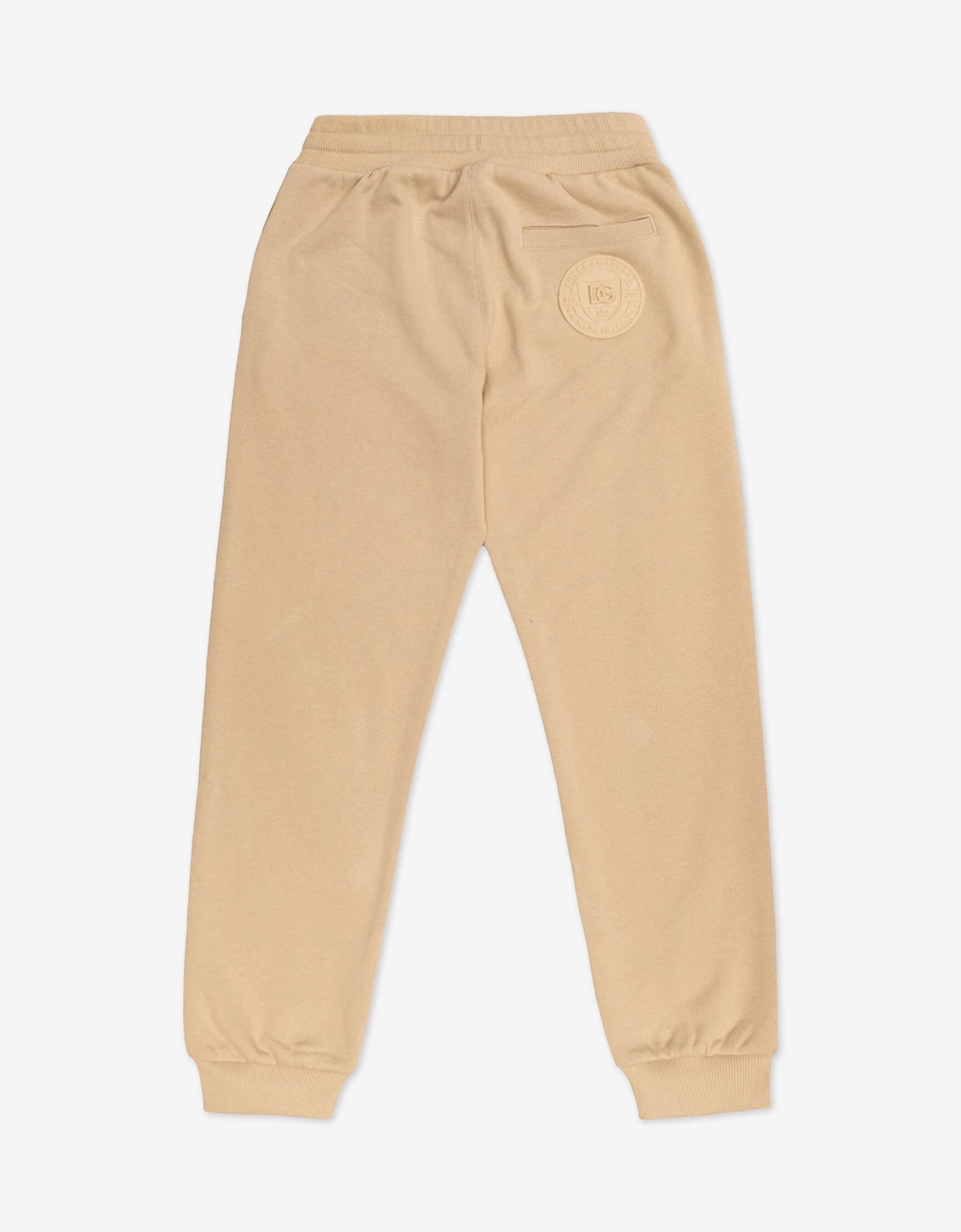 Boys Logo Joggers in Beige