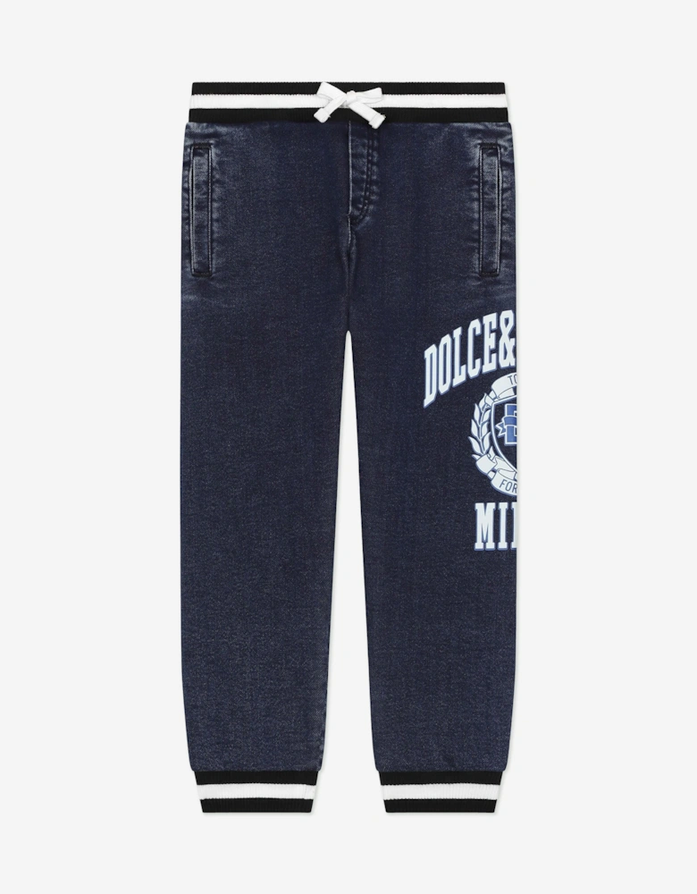 Boys Logo Joggers in Blue