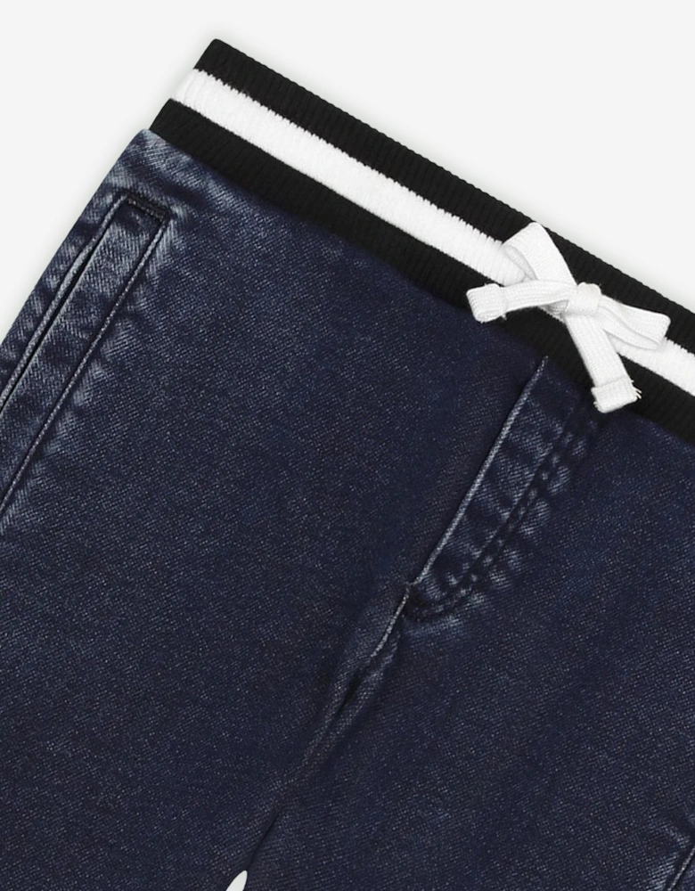 Boys Logo Joggers in Blue
