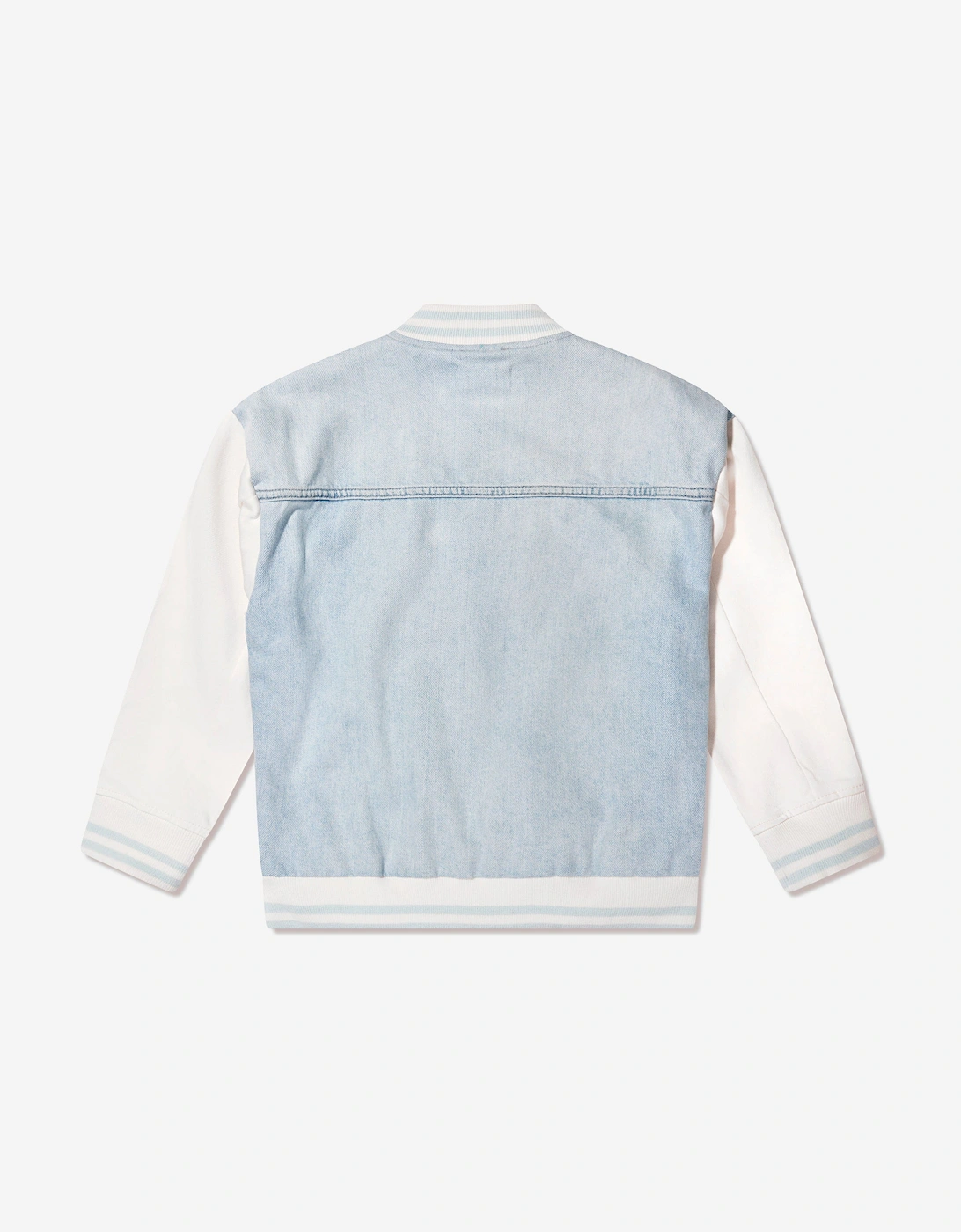 Kids Denim Bomber Jacket in Blue