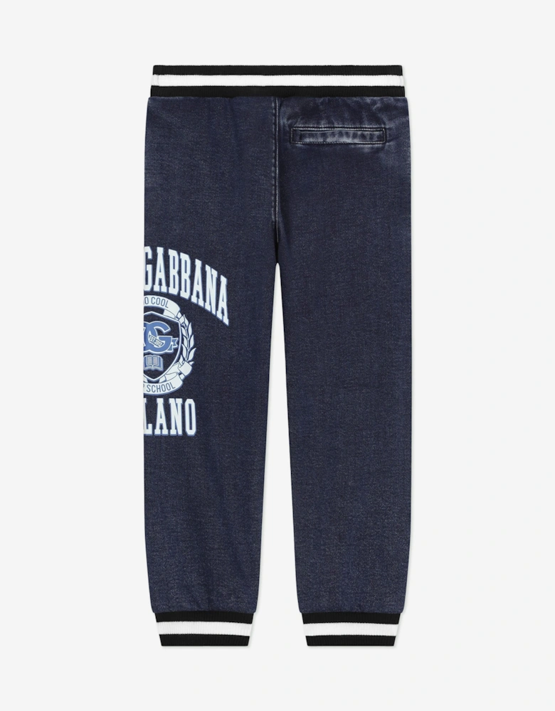 Boys Logo Joggers in Blue