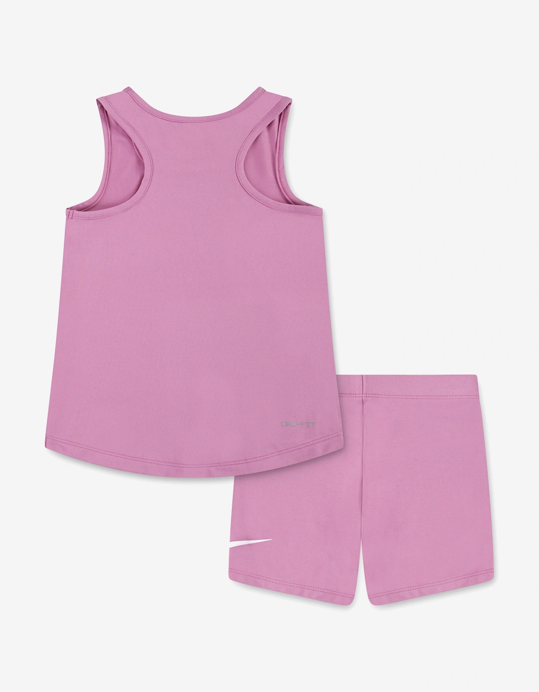Girls All Day Play Bike Short Set in Pink