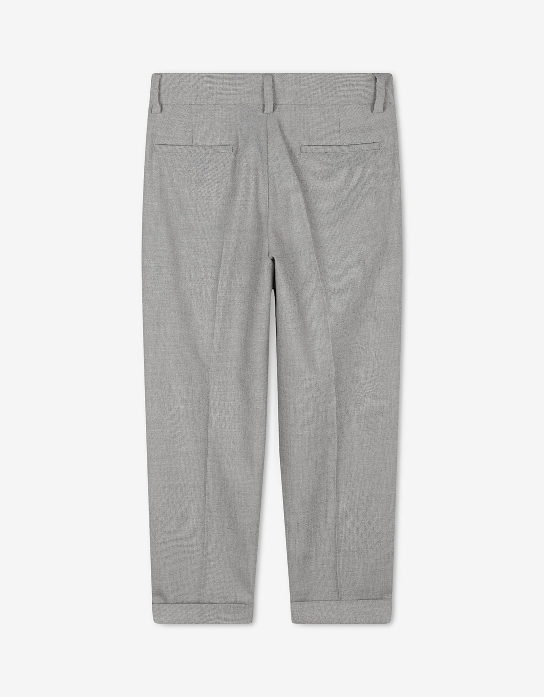 BOSS Boys Suit Trousers in Grey