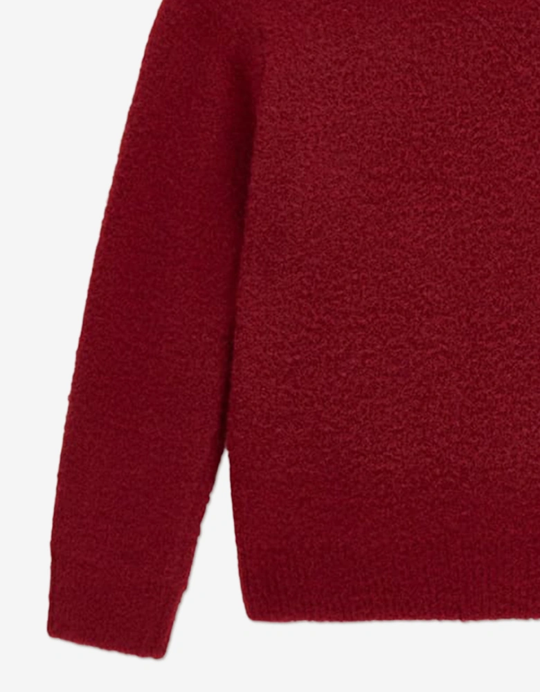 Girls Logo Cardigan in Red