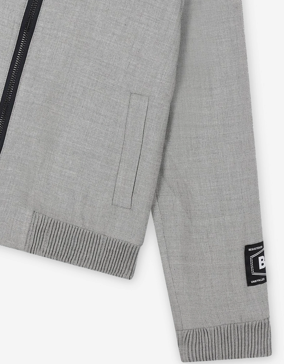 BOSS Boys Suit Jacket in Grey
