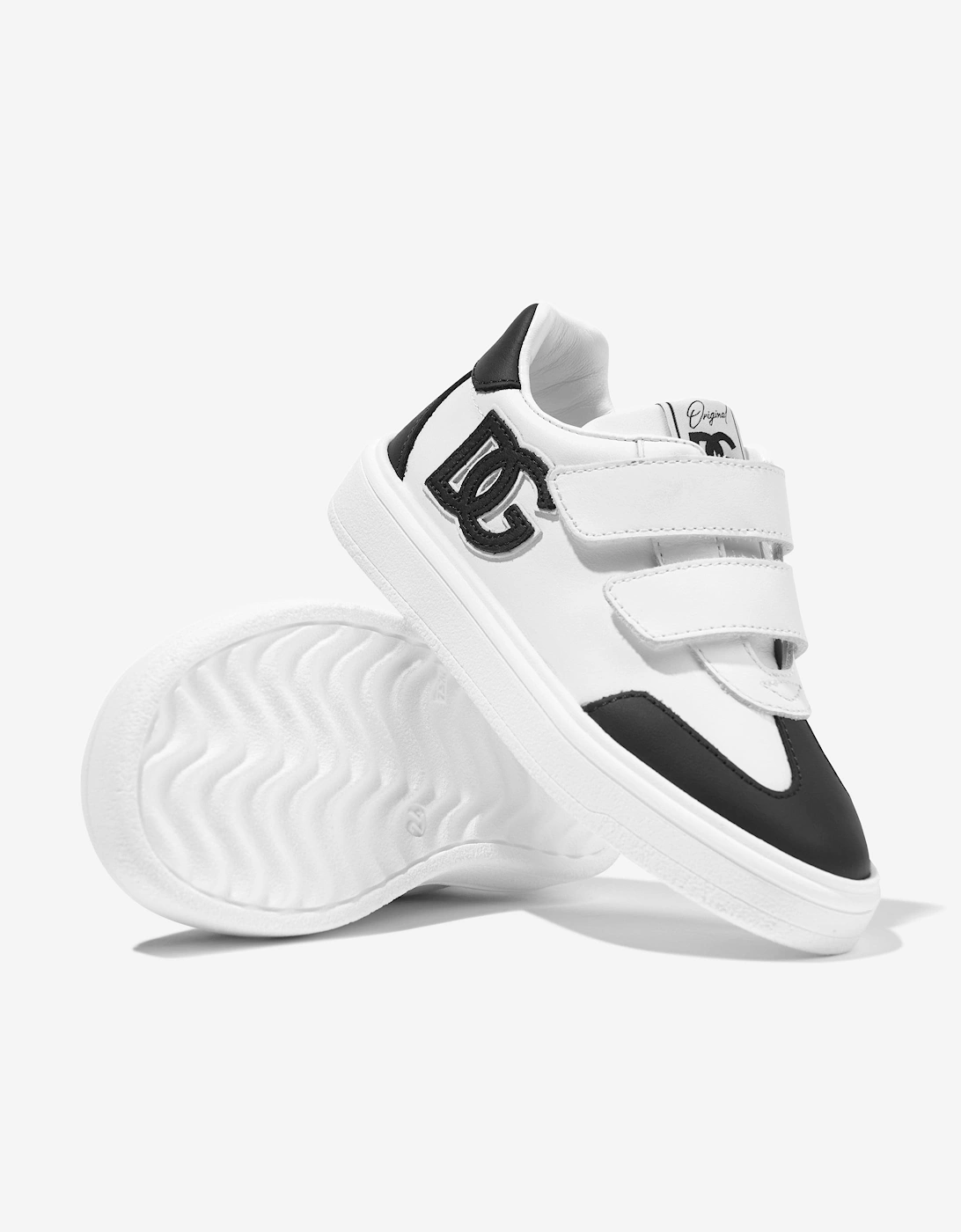 Boys Leather Portofino Trainers in White