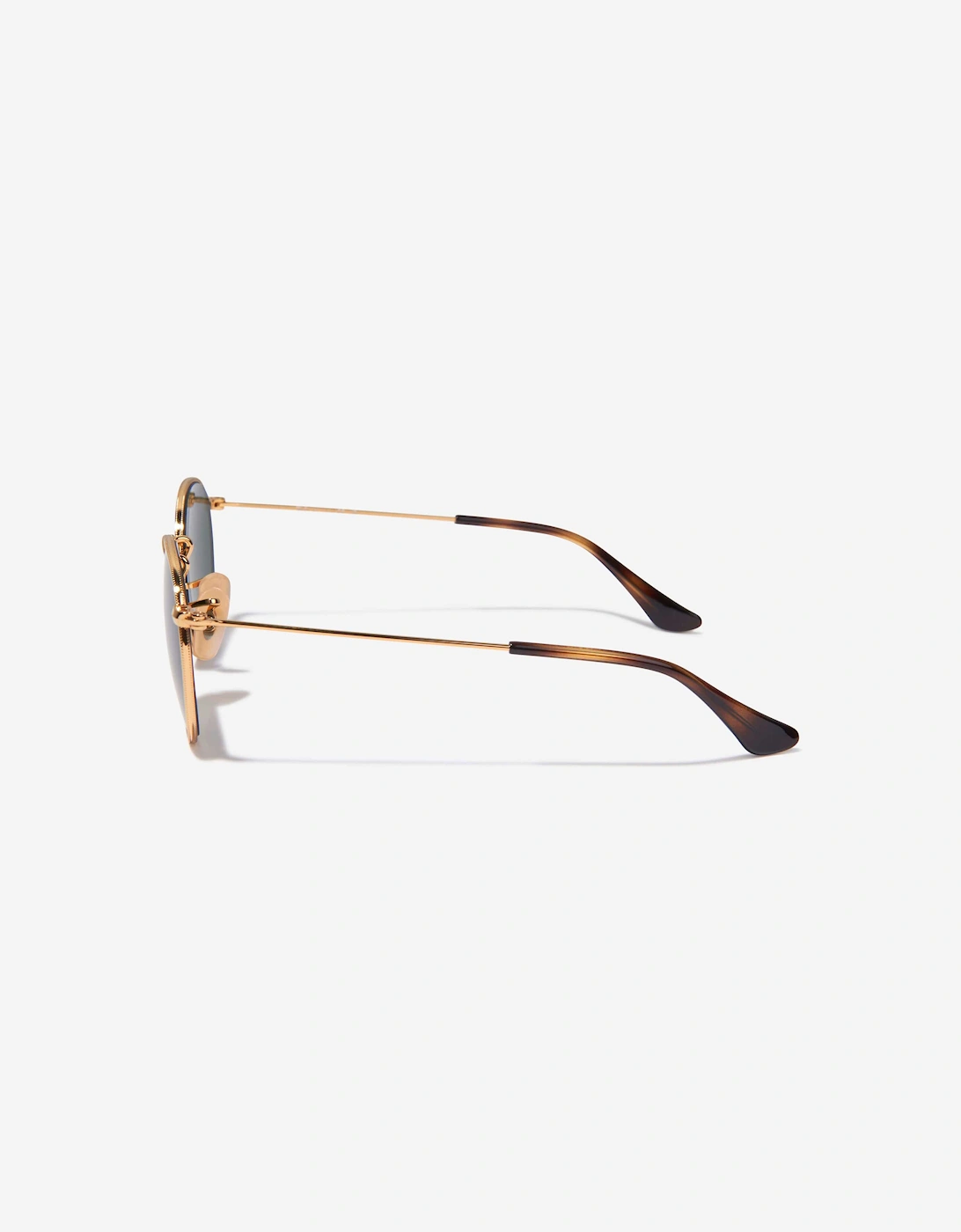 Kids Round Sunglasses in Gold AB