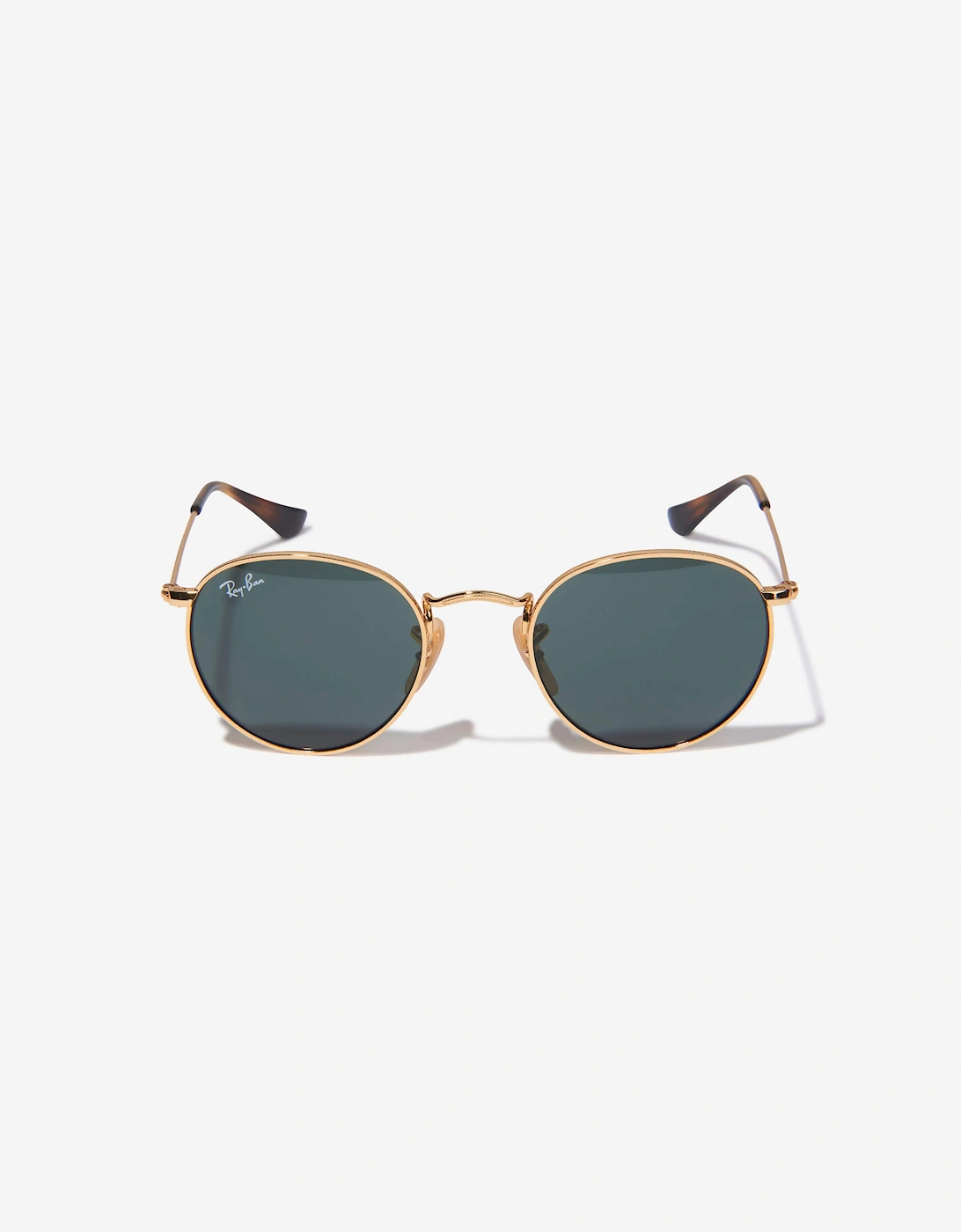 Kids Round Sunglasses in Gold AB