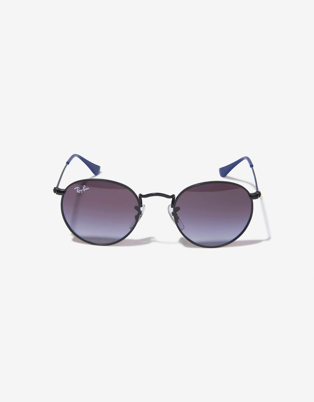 Kids Round Sunglasses in Black