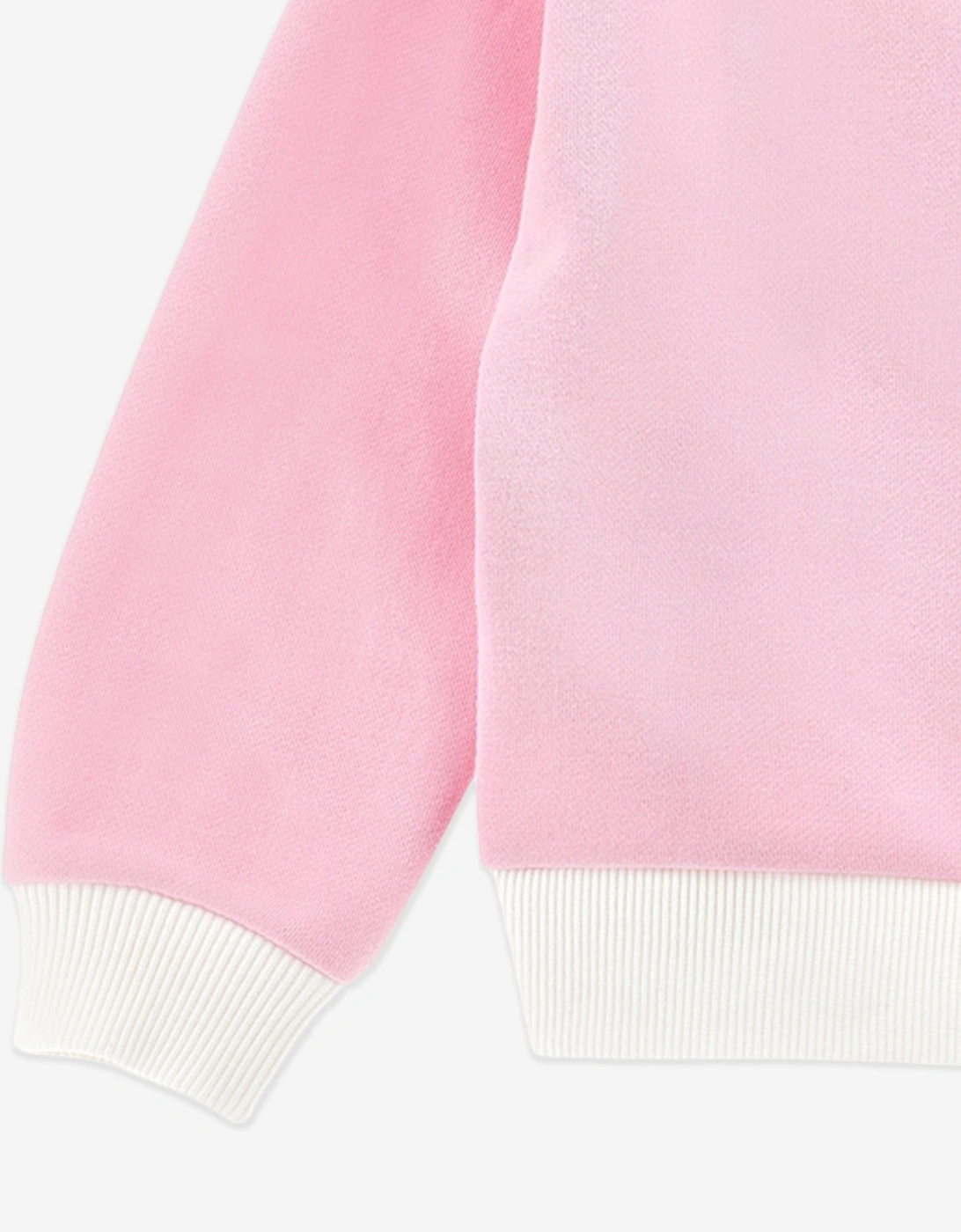 Girls Stitch and Angel Sweatshirt in Ivory