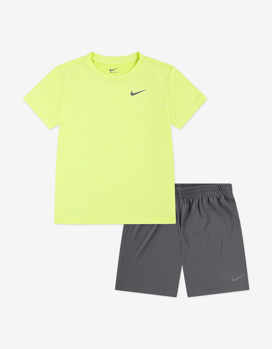 Boys Dri-Fit Short Set in Yellow, 5 of 4