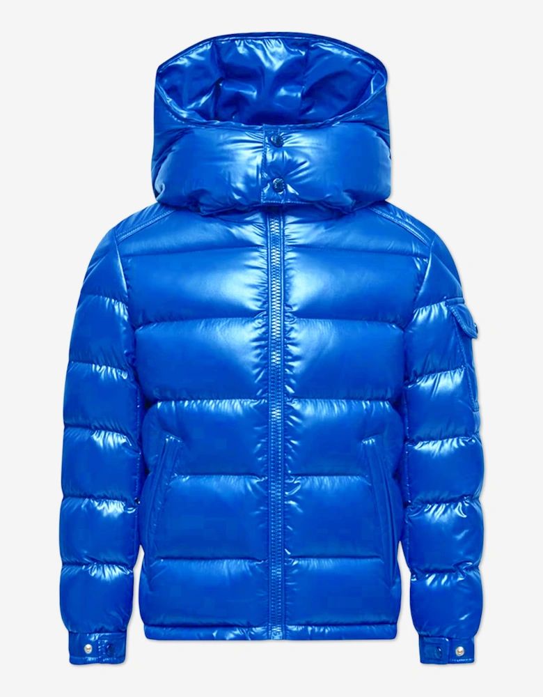 Kids Down Padded Maya Jacket in Blue