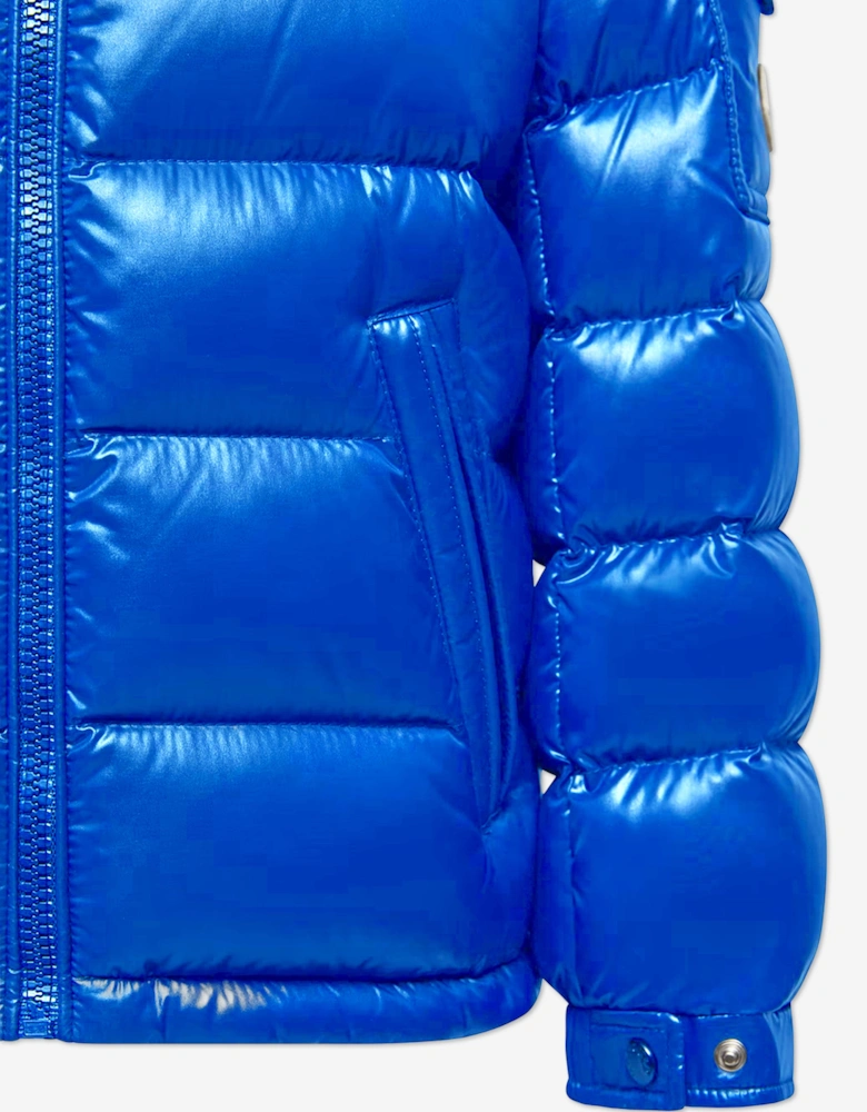 Kids Down Padded Maya Jacket in Blue