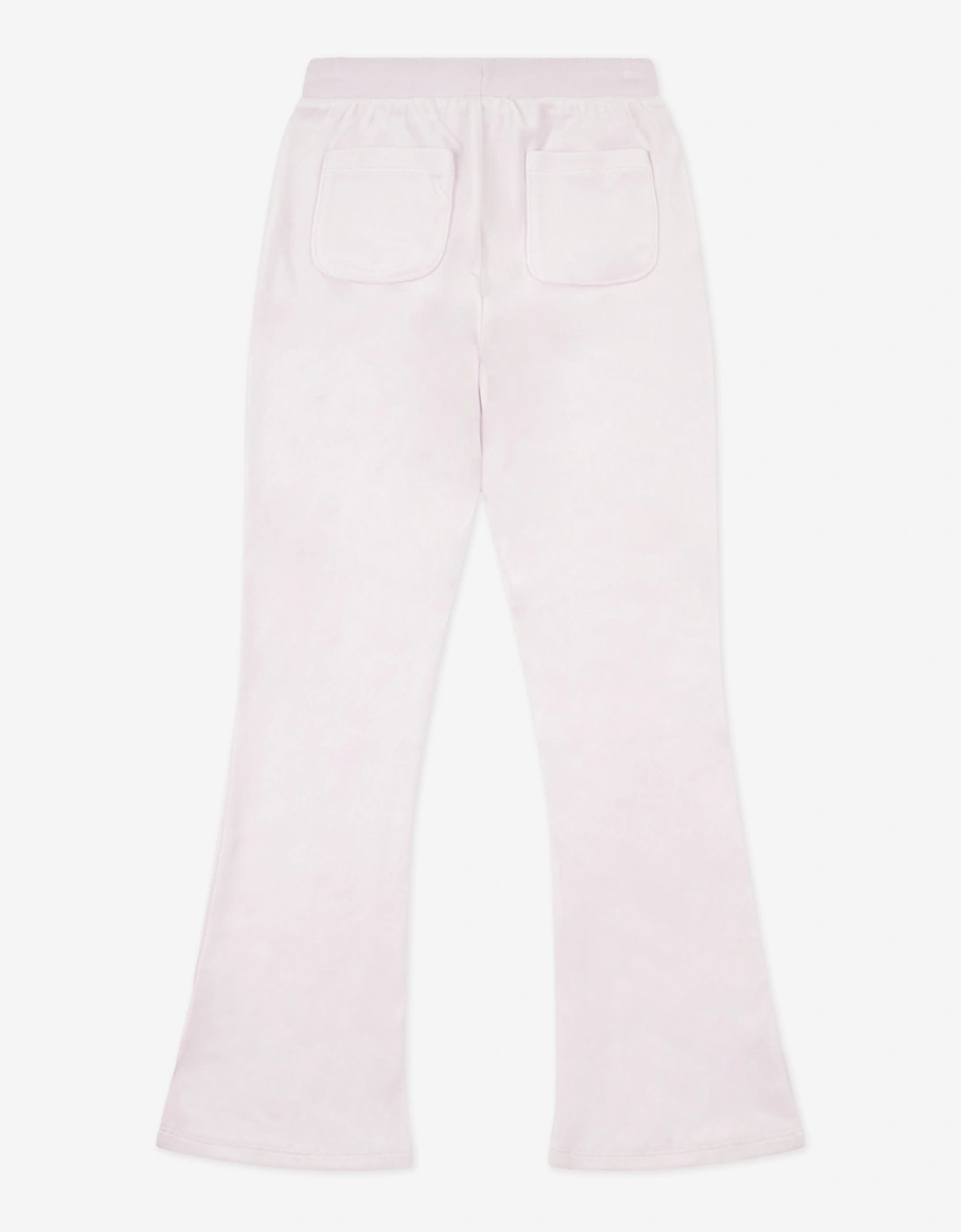 Girls Diamante Bootcut Joggers in Purple