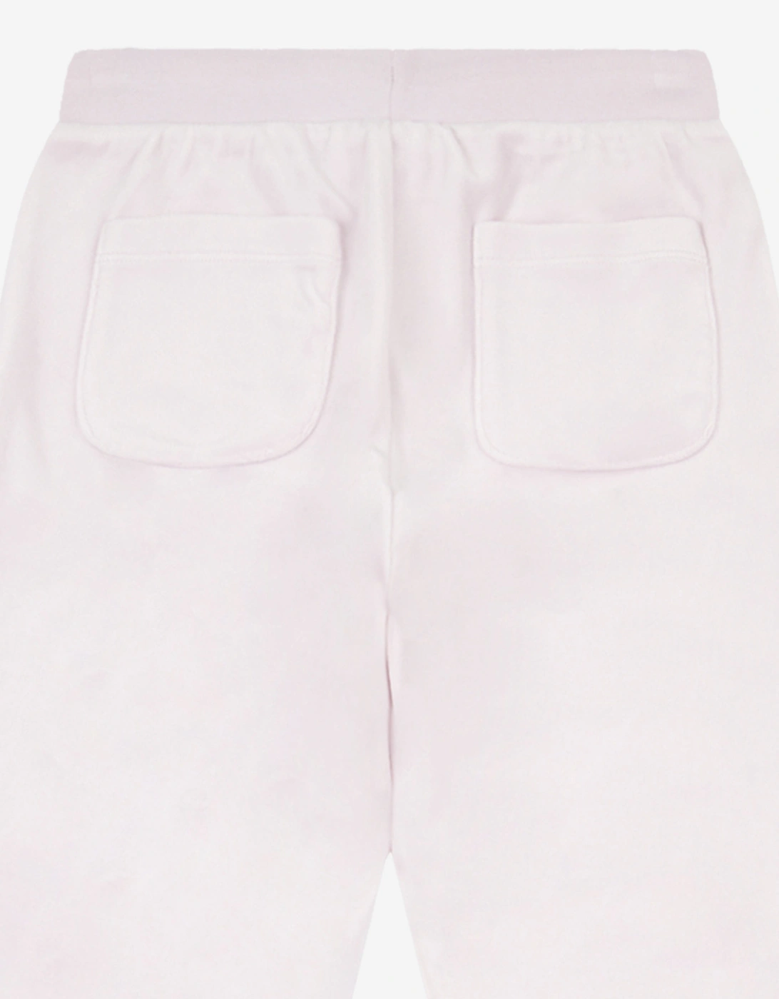 Girls Diamante Bootcut Joggers in Purple