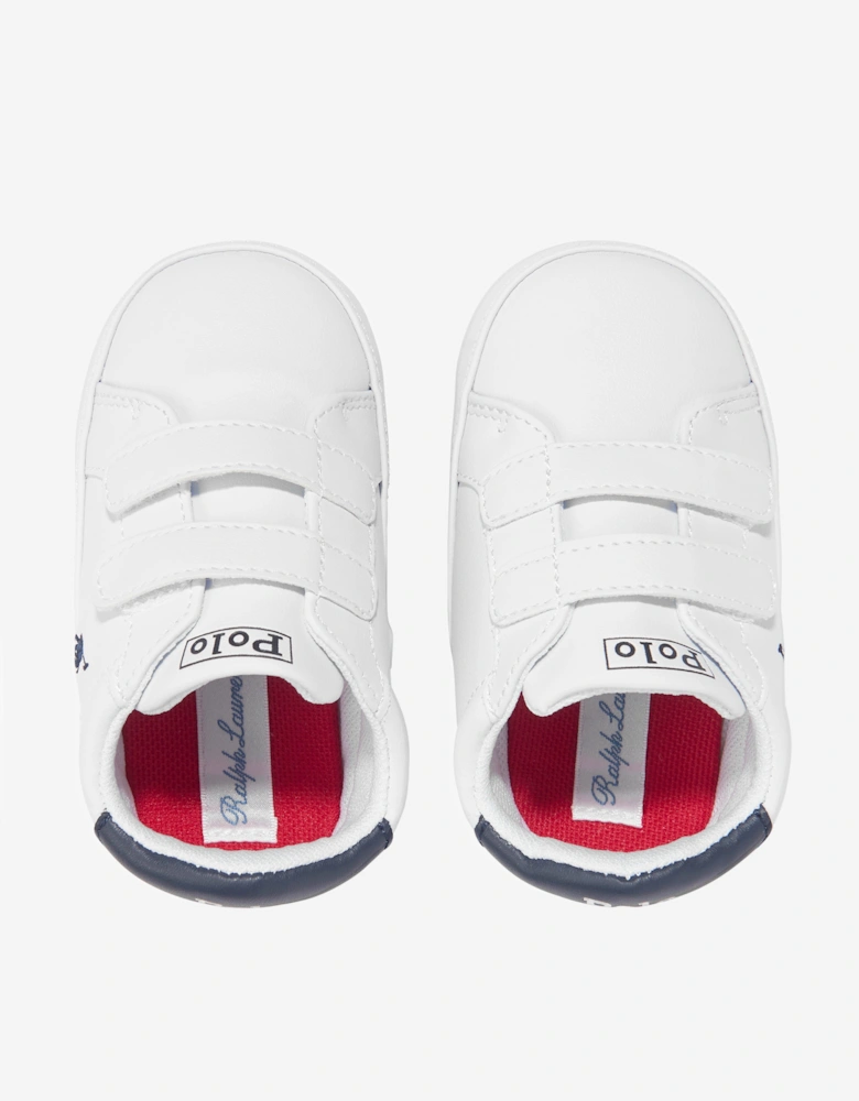 Baby Boys Heritage Court II Trainers in White