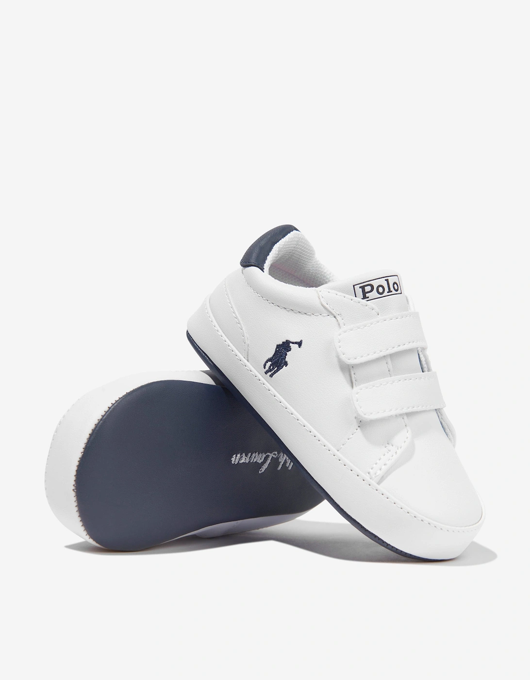 Baby Boys Heritage Court II Trainers in White